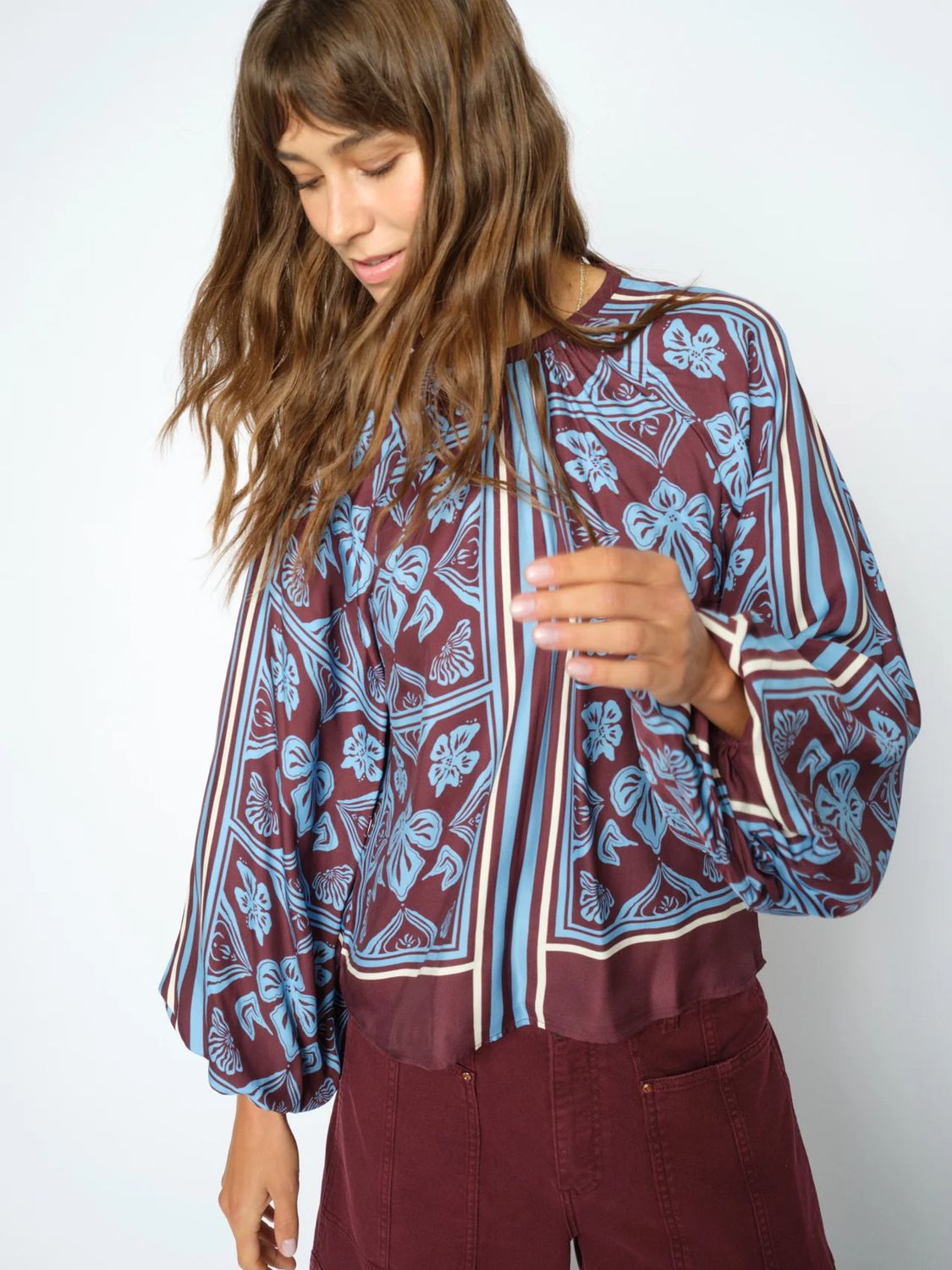 Mos Mosh Milkey Linocut Blouse 181040