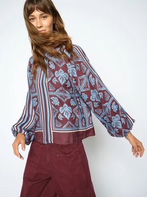 Mos Mosh Milkey Linocut Blouse 181040