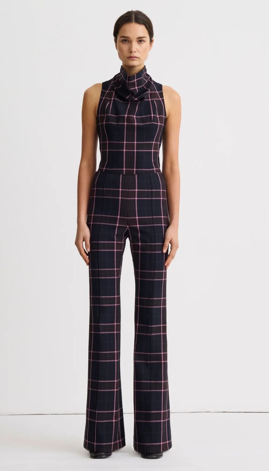 Smythe Pintuck Flare Pant 26114