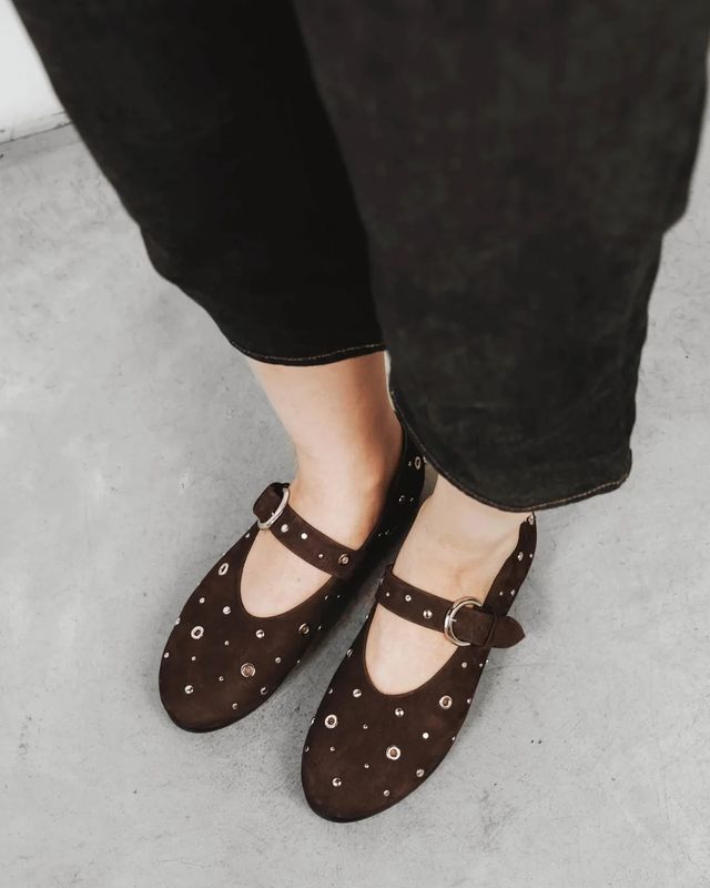 Poppy Barley BLVD Mary Jane Studded