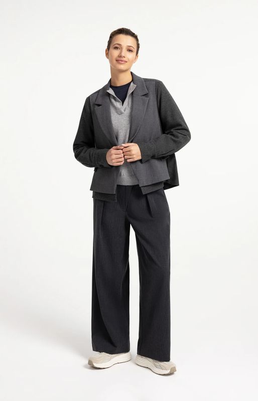 YaYa Sweater Vest 01000624 Moon Grey