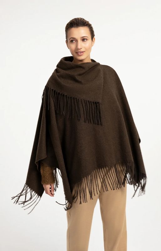 YaYa Fringe Poncho 03521005