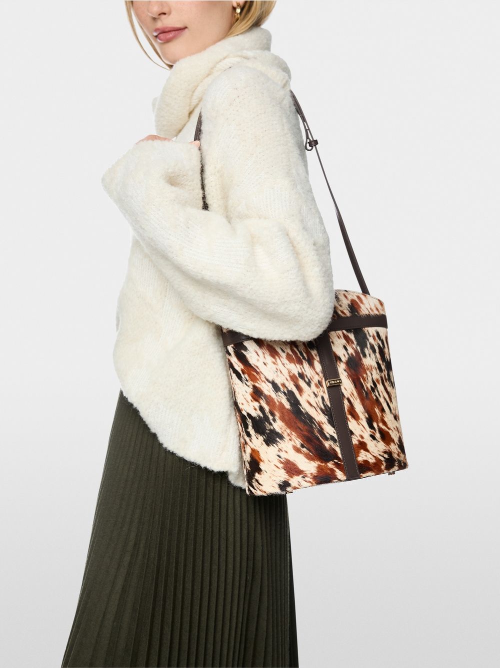Marc Cain Hair Print Bag TI.06 L26