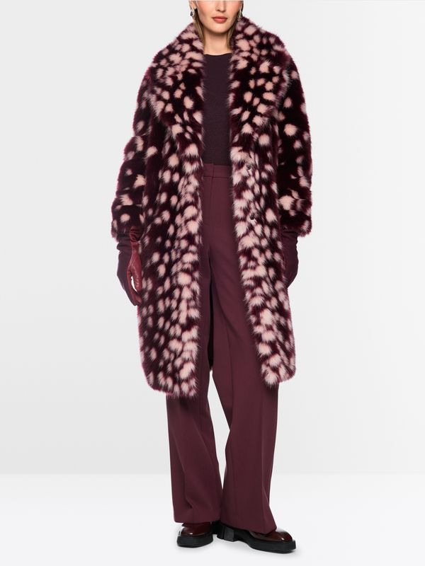 Marc Cain Coat BC11.13 W67 - Wine