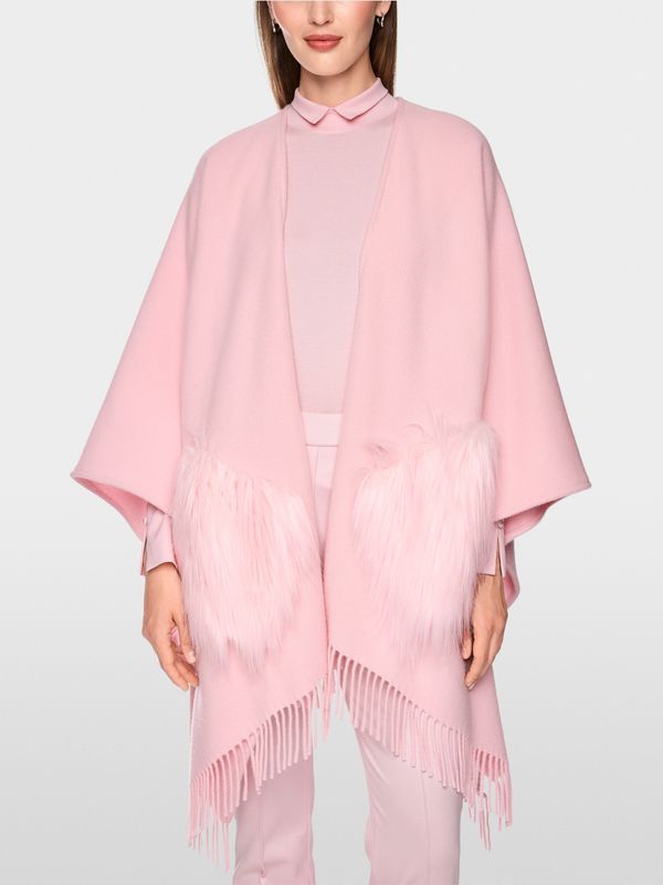 Marc Cain Fringe Cape BC14.02 W94 - Pink