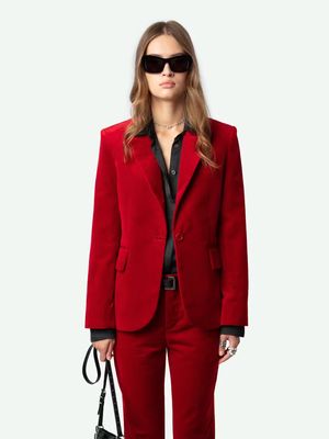 Zadig Voltaire Vavy Velvet Blazer