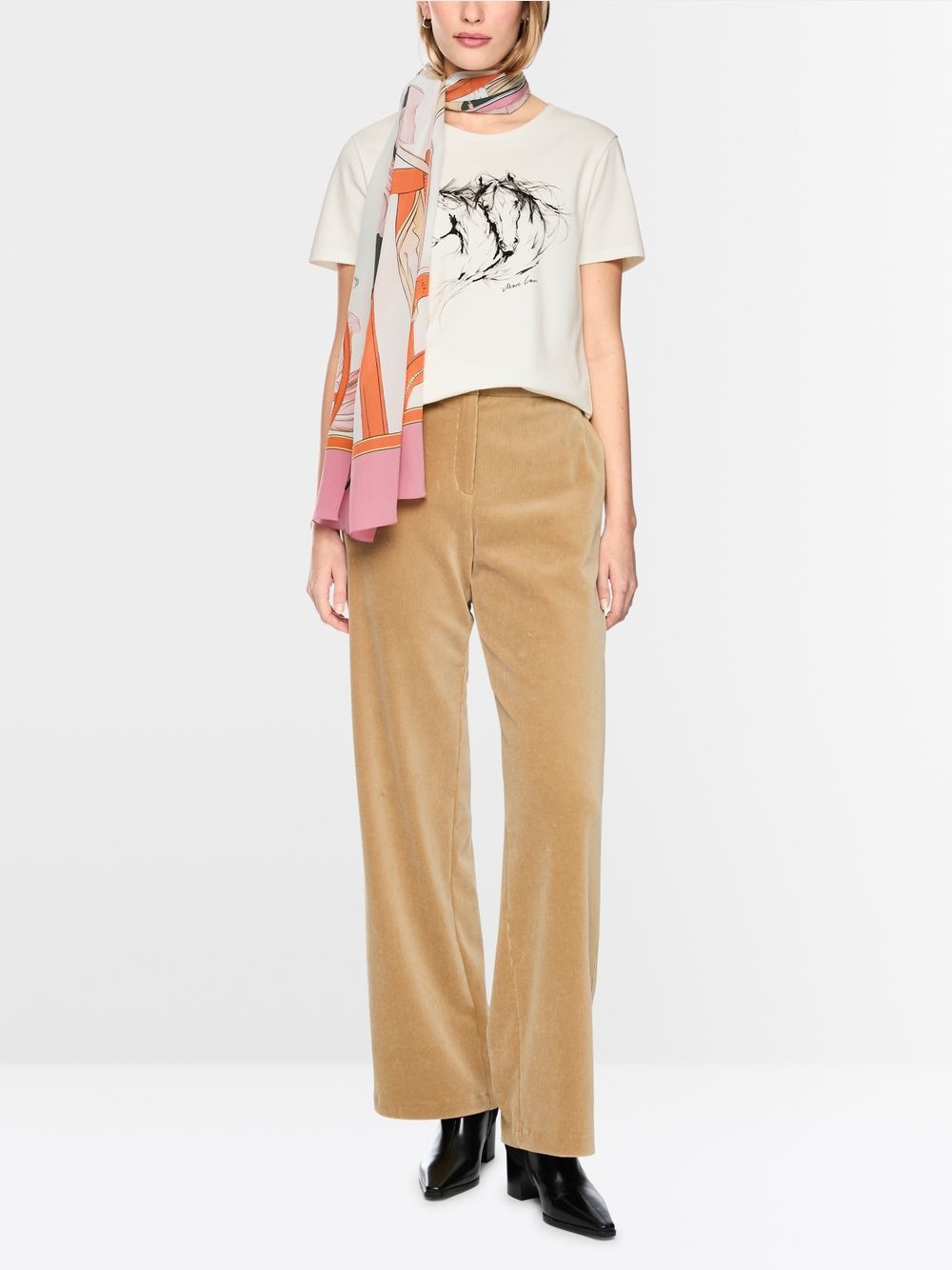 Marc Cain Horse Thread Tee BC48.32 J10