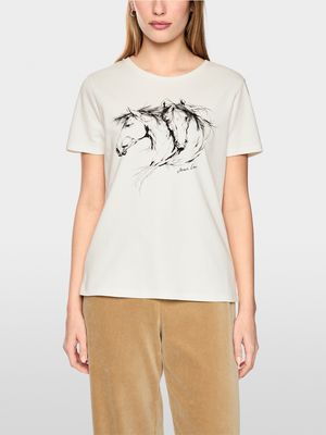 Marc Cain Horse Thread Tee BC48.32 J10
