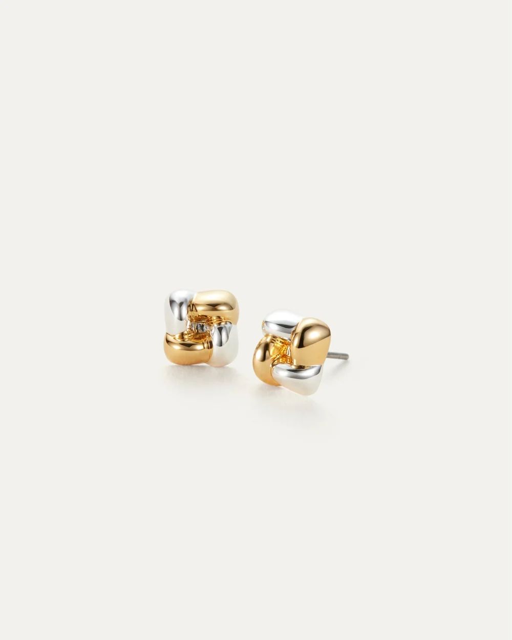 Jenny Bird Mini Woven Square Earrings