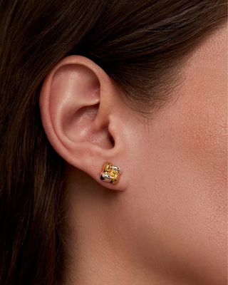 Jenny Bird Mini Woven Square Earrings