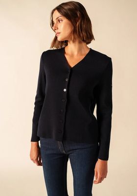 Saint James 2394 Brevand Cardigan Navy