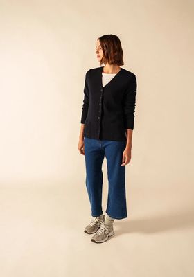 Saint James 2395 Blainville Cardigan Navy