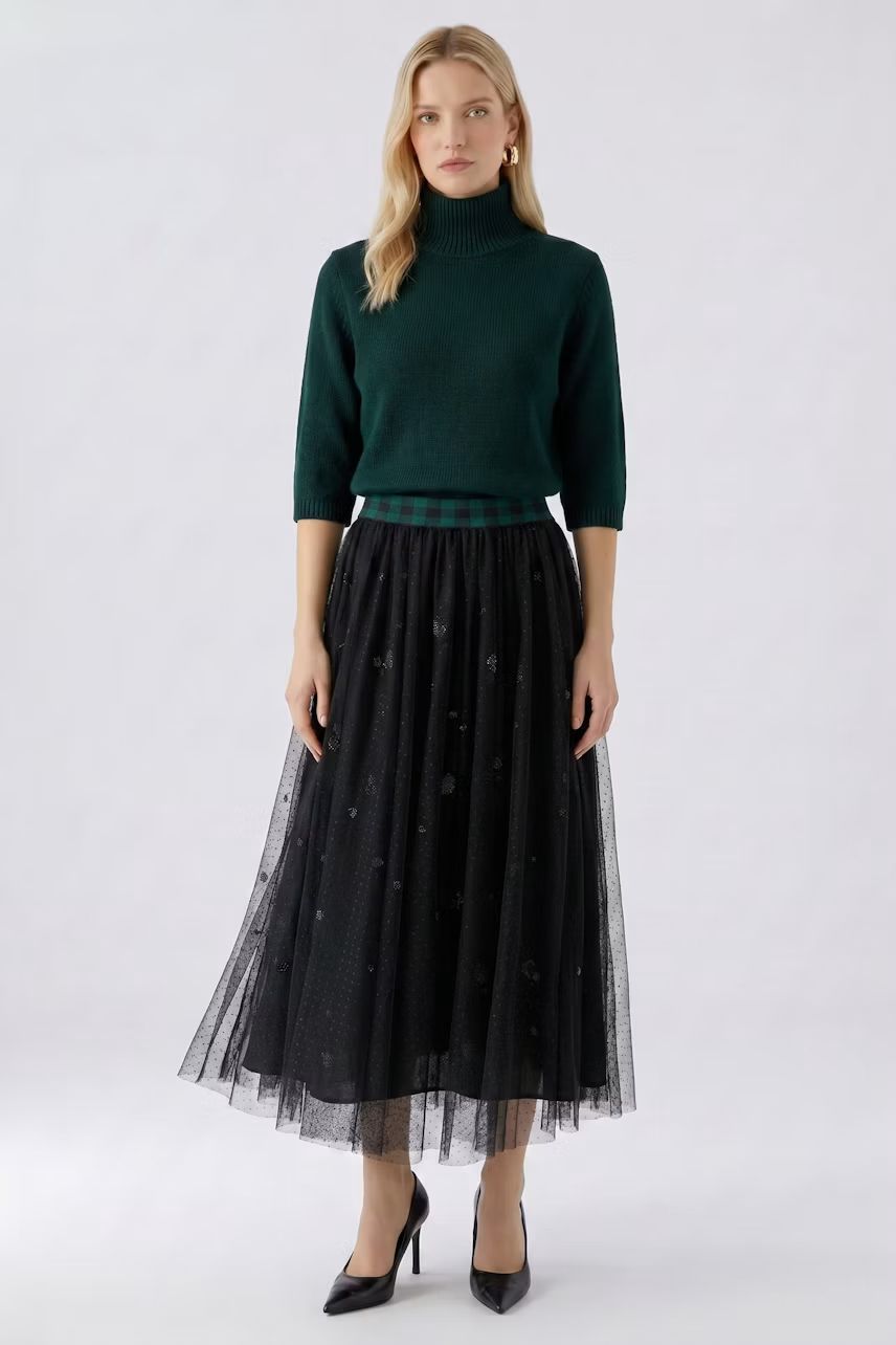 OUI Sparkle Skirt 99957