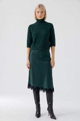 OUI Satin Skirt 99987