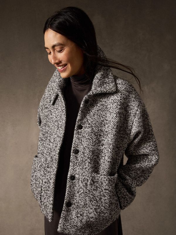 Eileen Fisher Tweed Jacket F6AQOC2197
