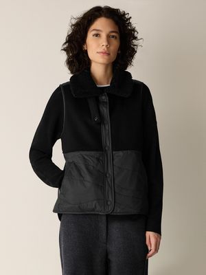 Eileen Fisher Hooded Vest F6GGRV1380