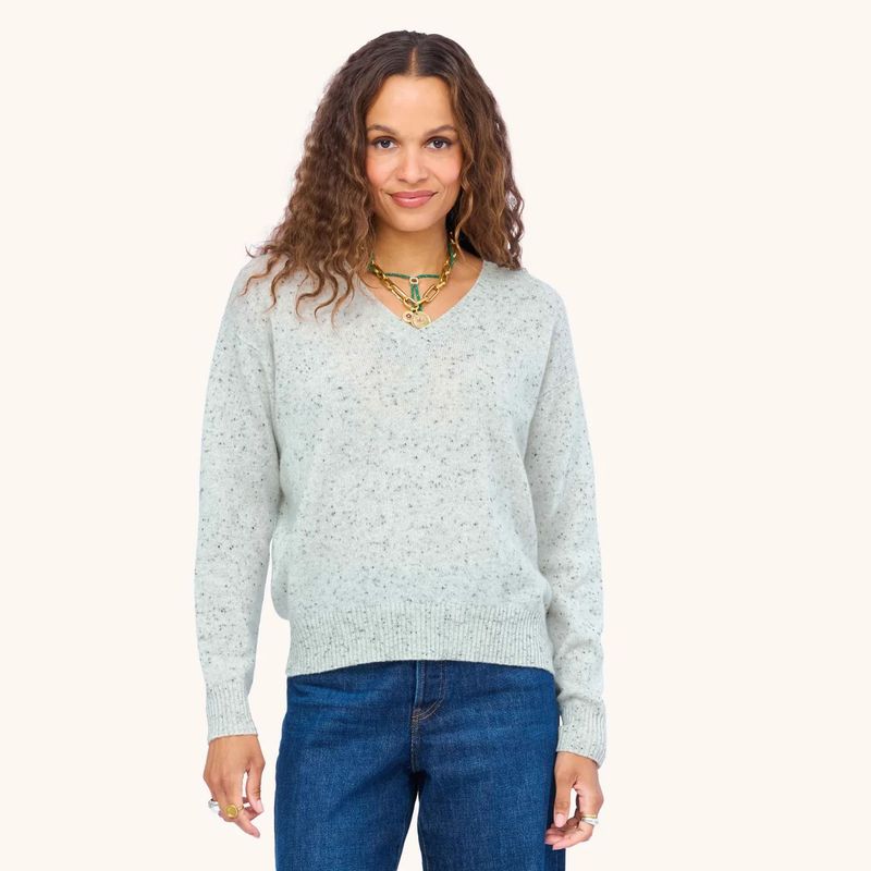 Kerri Rosenthal Cashmere Patch Sweater 3521