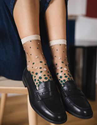 Eustache Nakameguro Polka Dot Socks