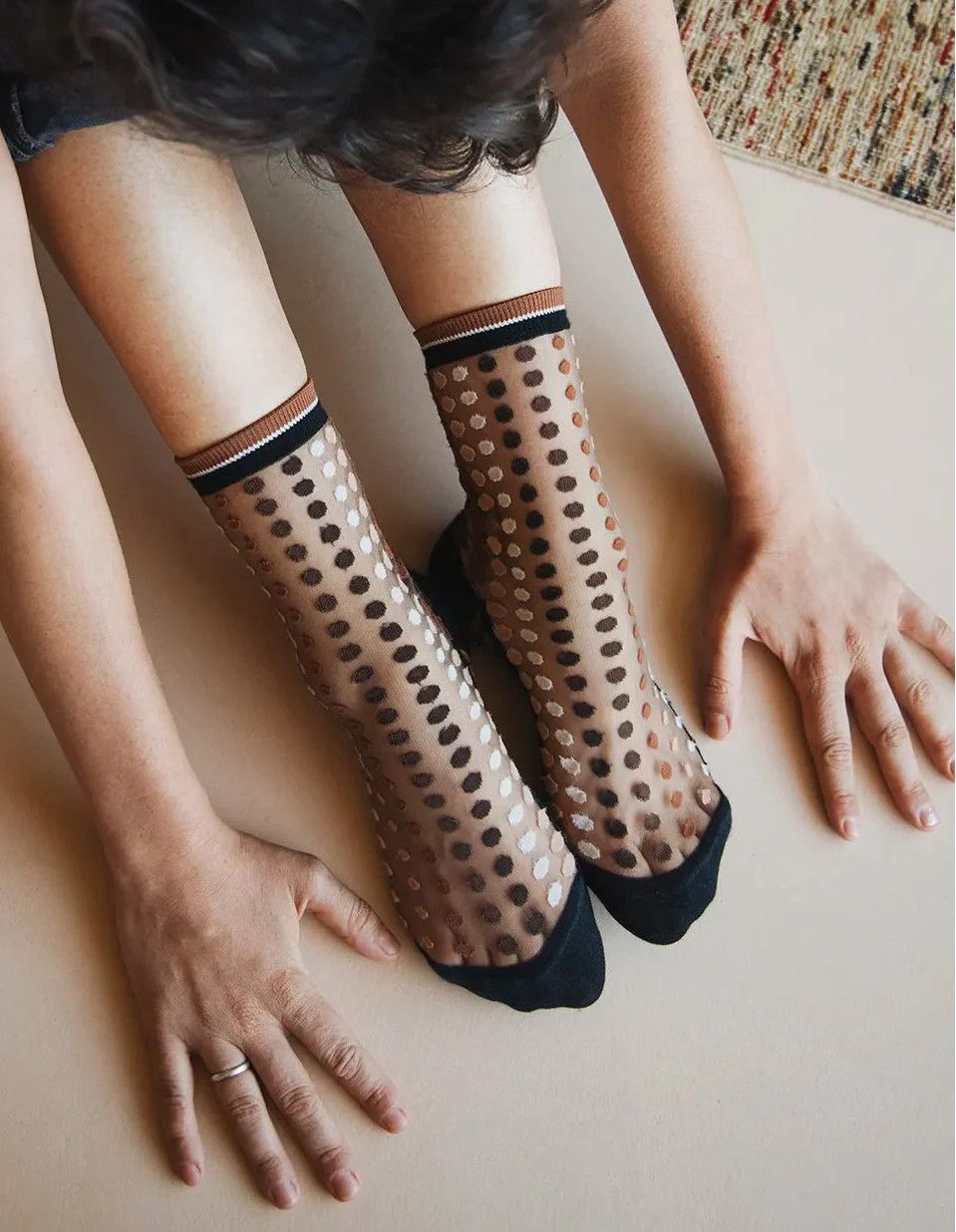 Eustache Vetrata Brune Socks