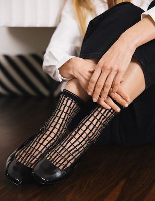 Eustache Blox Grid Socks