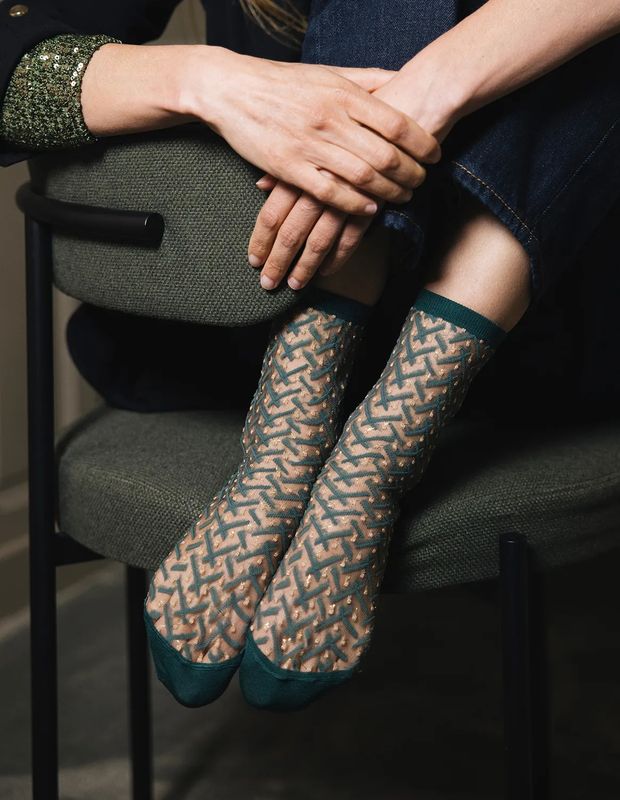 Eustache Kaktus Emeraude Socks