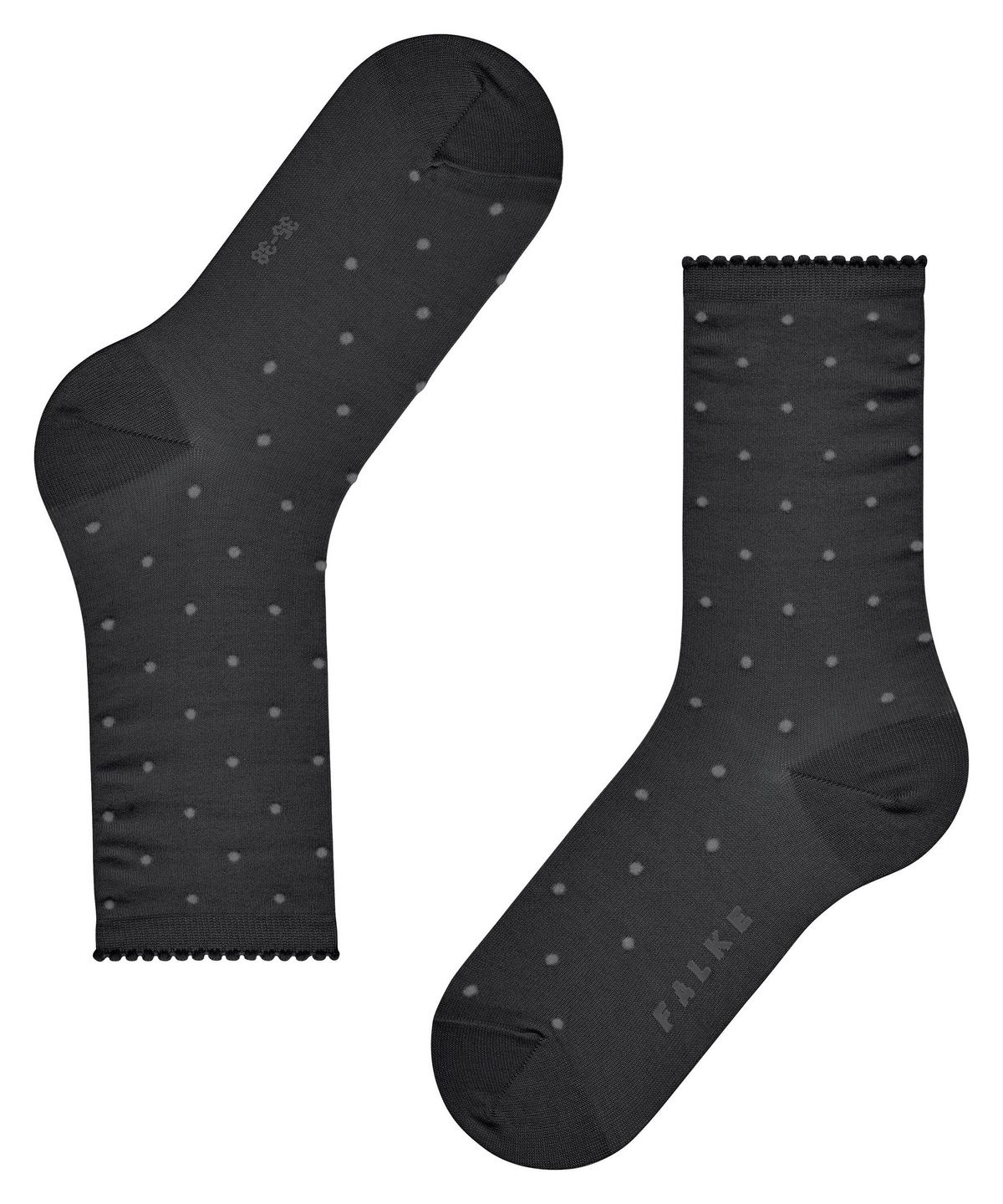 Falke Spike Dot Socks - Black
