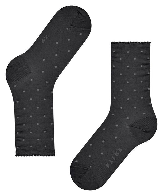 Falke Spike Dot Socks - Black