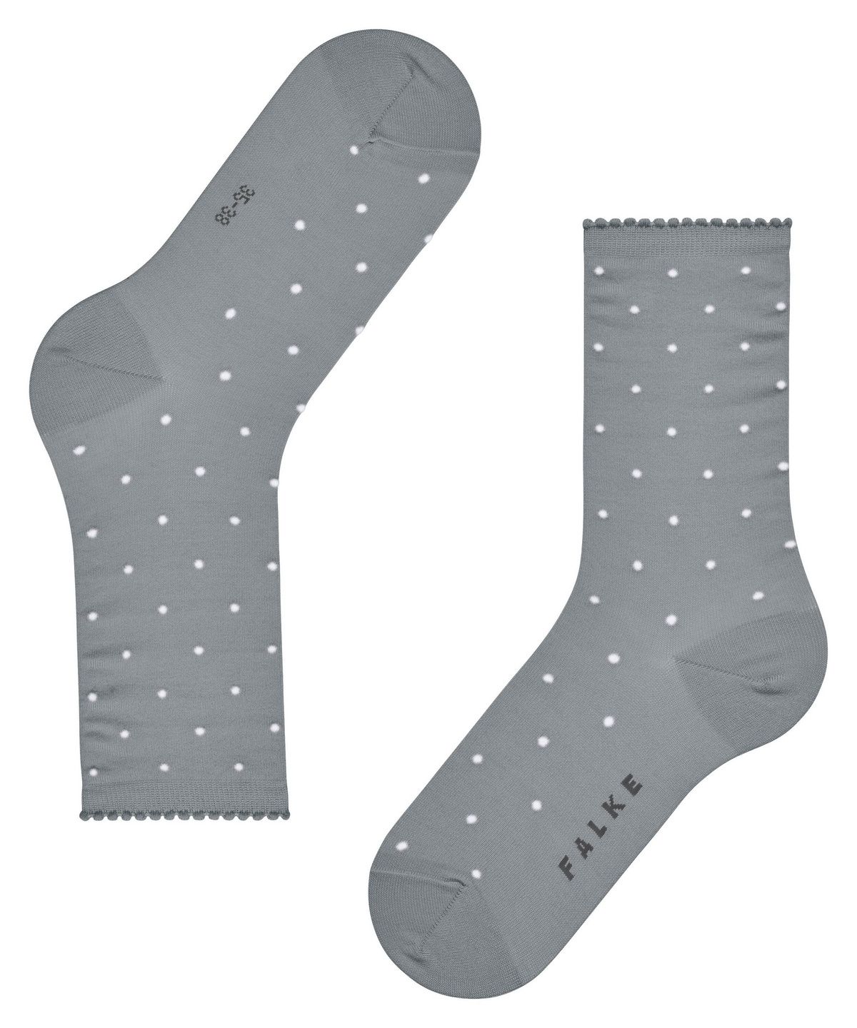 Falke Spike Dot Socks - Silver
