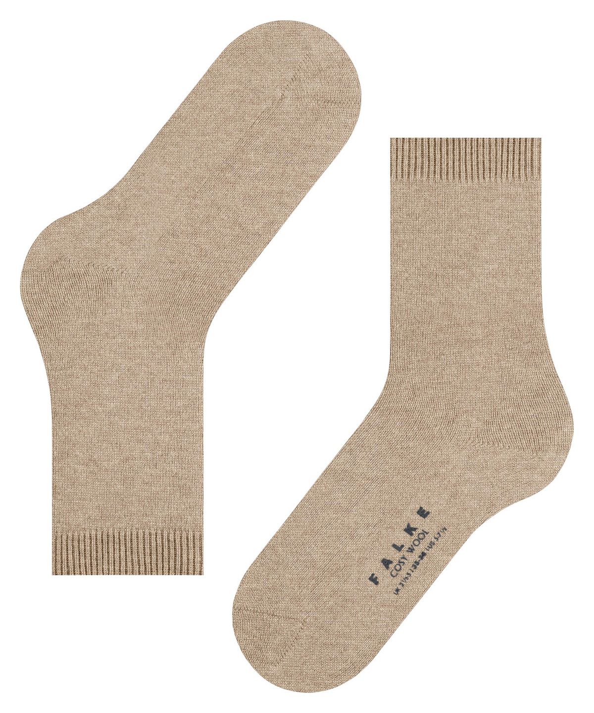 Falke Cozy Wool Casual Socks - Beige Mel.