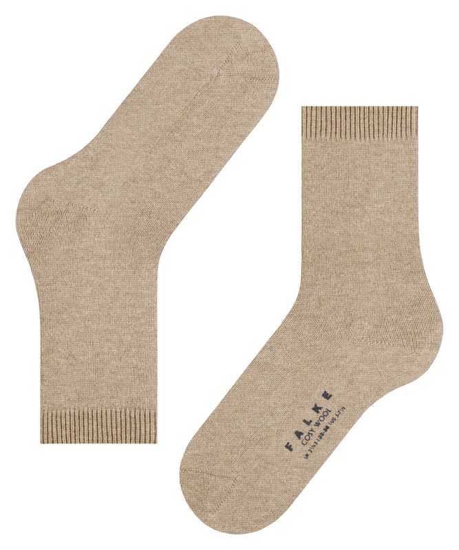 Falke Cozy Wool Casual Socks - Beige Mel.