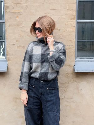 Mos Mosh Maija Check Knit 182950
