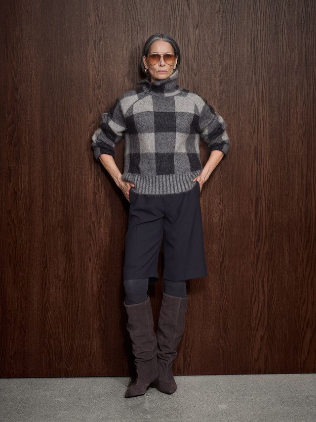 Mos Mosh Maija Check Knit 182950