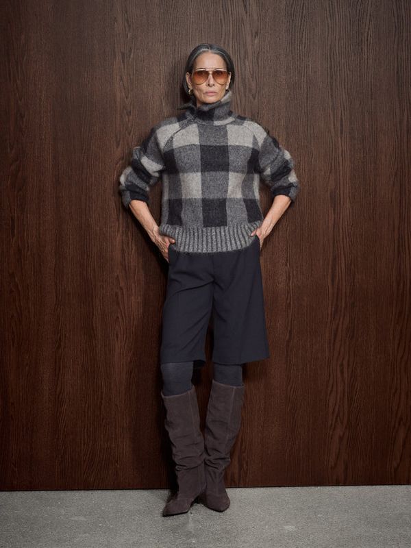 Mos Mosh Maija Check Knit 182950