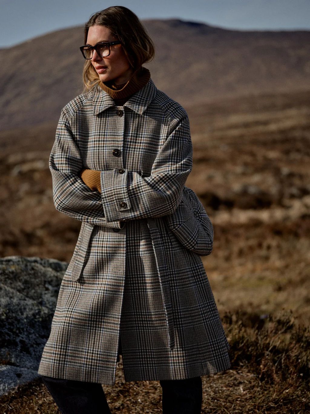 Mos Mosh Selestine Check Coat 181530