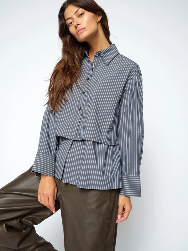 Mos Mosh Barb Stripe Shirt 182360
