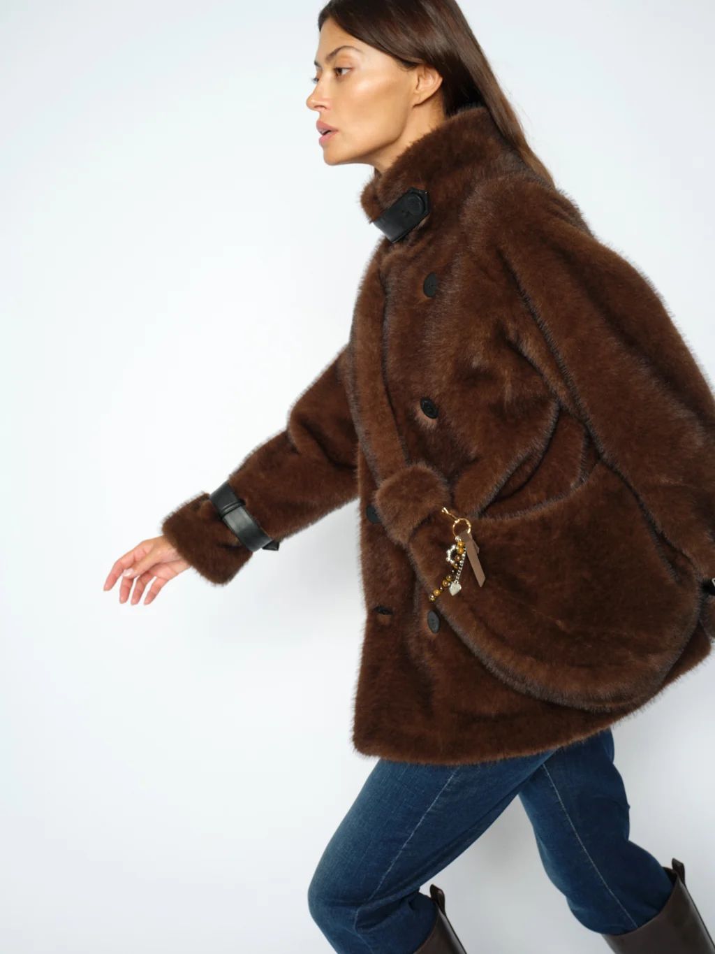 Mos Mosh Cia Faux Fur Bag 182330