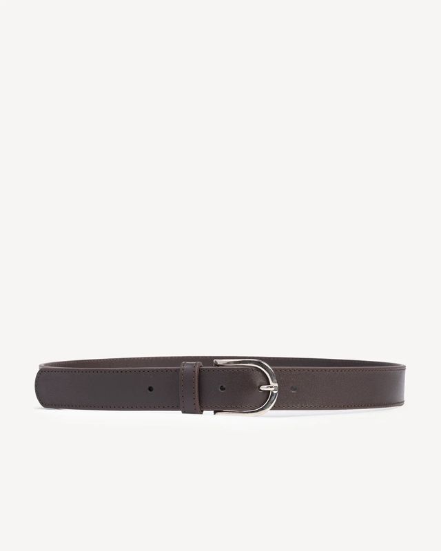Poppy Barley Accent Belt Cocoa Plum/Silver