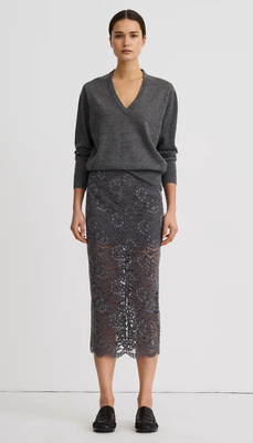 Smythe Lace Pencil Skirt 26084
