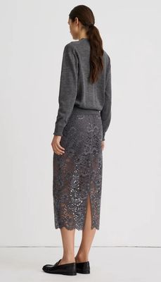 Smythe Lace Pencil Skirt 26084