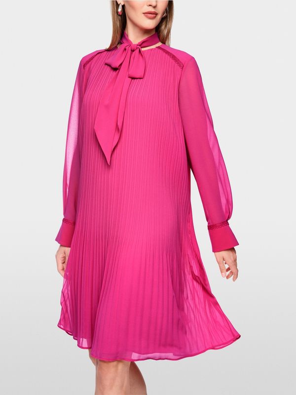 Marc Cain Chiffon Bow Dress BC21.24 W61