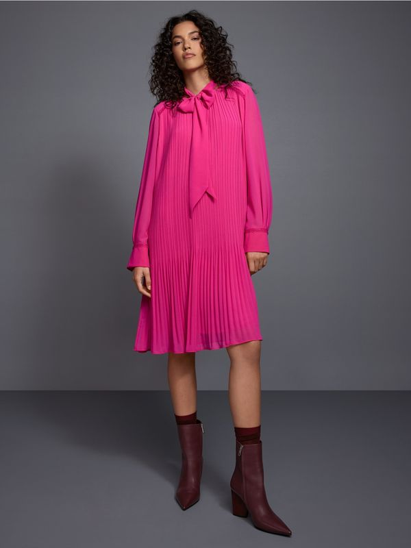 Marc Cain Chiffon Bow Dress BC21.24 W61