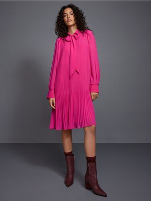 Marc Cain Chiffon Bow Dress BC21.24 W61