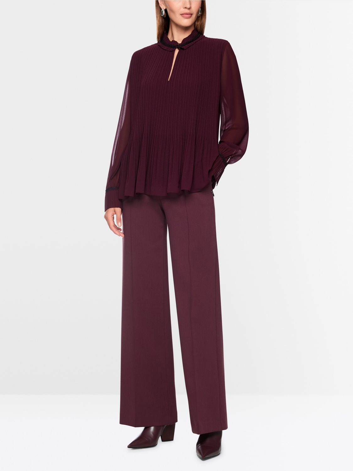 Marc Cain Pleated Blouse BS51.31 W61
