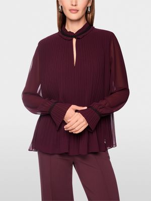 Marc Cain Pleated Blouse BS51.31 W61