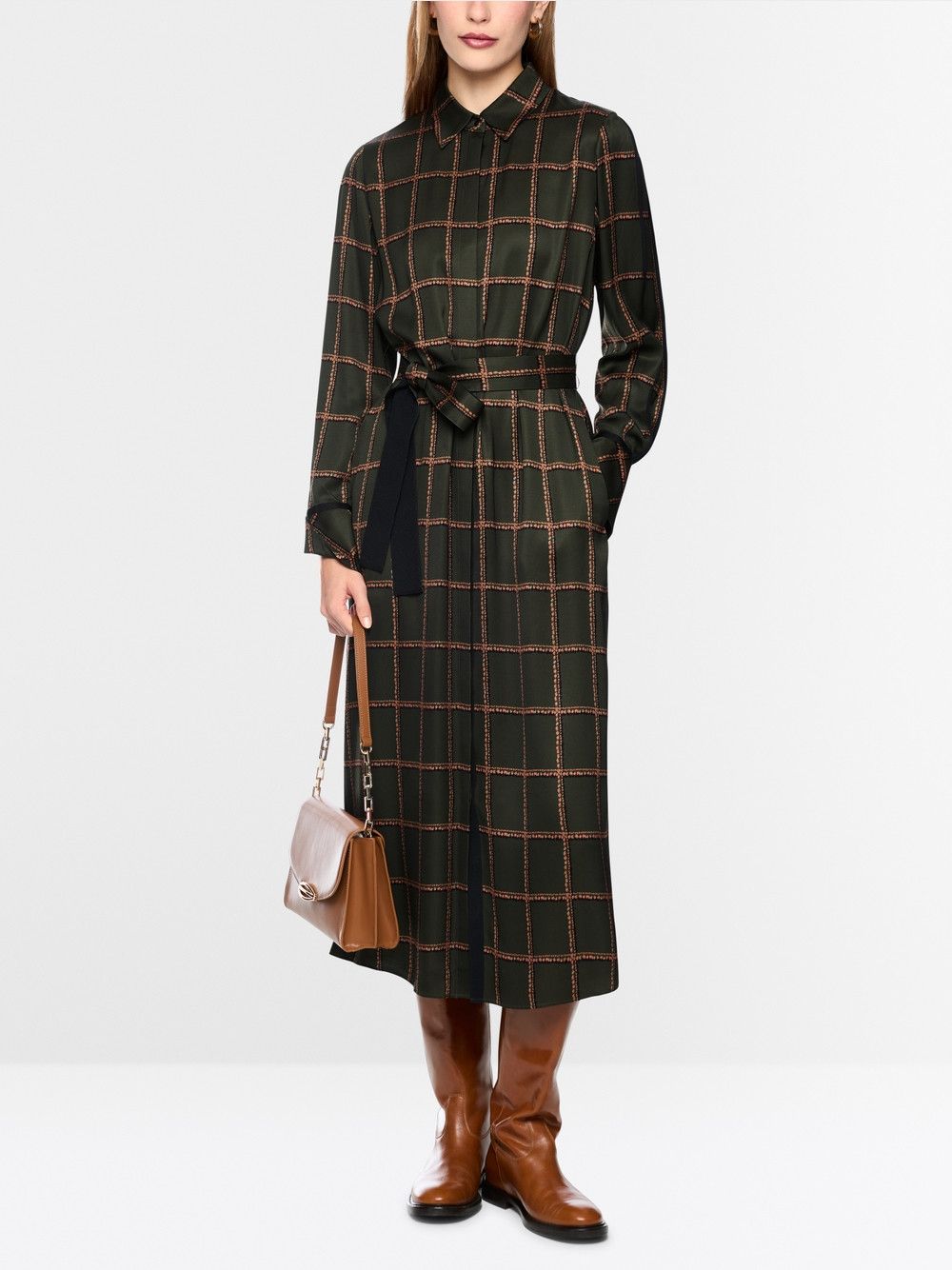 Marc Cain Belt Tie Dress BC21.20 W28