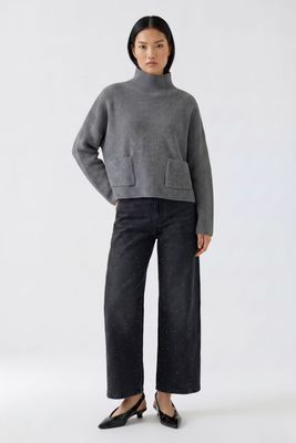 OUI Barrel Sparkle Jeans 100028
