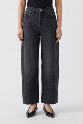 OUI Barrel Sparkle Jeans 100028