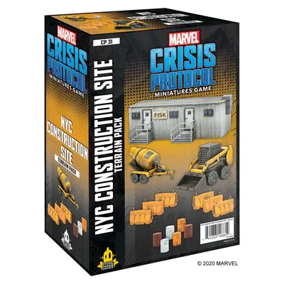 Marvel Crisis Protocol N.Y.C Construction Site Terrain Pack