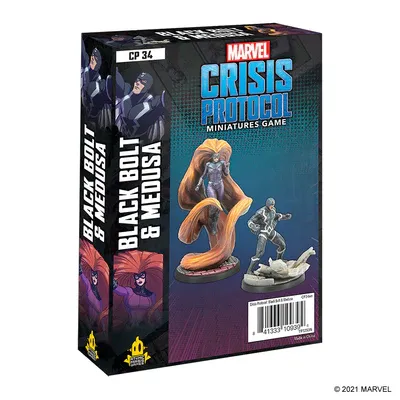 Marvel Crisis Protocol Black Bolt and Medusa