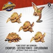 Monsterpocalypse Chompers &amp; Destructmite &amp; Explodohawk